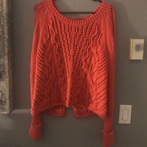 Free People open back sweater